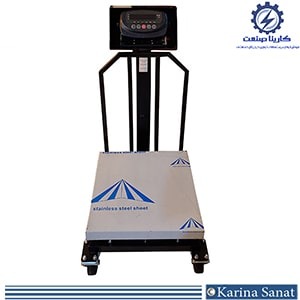 باسکول 100 کیلویی چرخ دار + MT 2000 CS